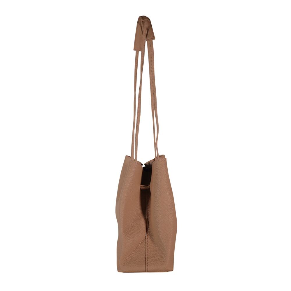 8 Other Reasons Vegan Pebbled Leather Slouchy Bucket Bag - Tan - NWT - Picture 5 of 7